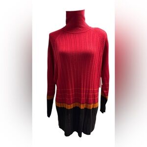 Women's Valerie Stevens II sweater 100% extra-fine merino wool Size 2X